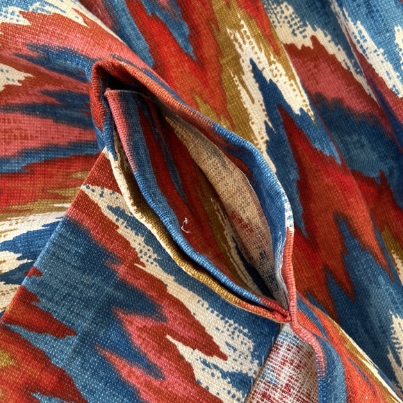 Flame Stitch Window Panel - Picture 6 of 7